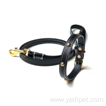 pet dog accessories rivet pet Eco-friendly PU leather